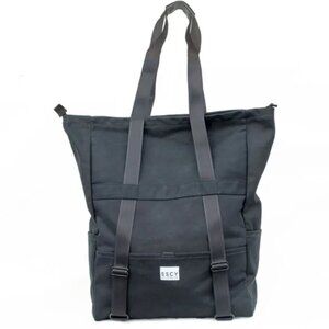 SSCY Tack Bag V2 Backpack Shoulder Bag Black Cotton Duck